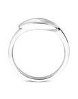 Zilveren Gerhodineerde Ring Poli/Mat 1340839