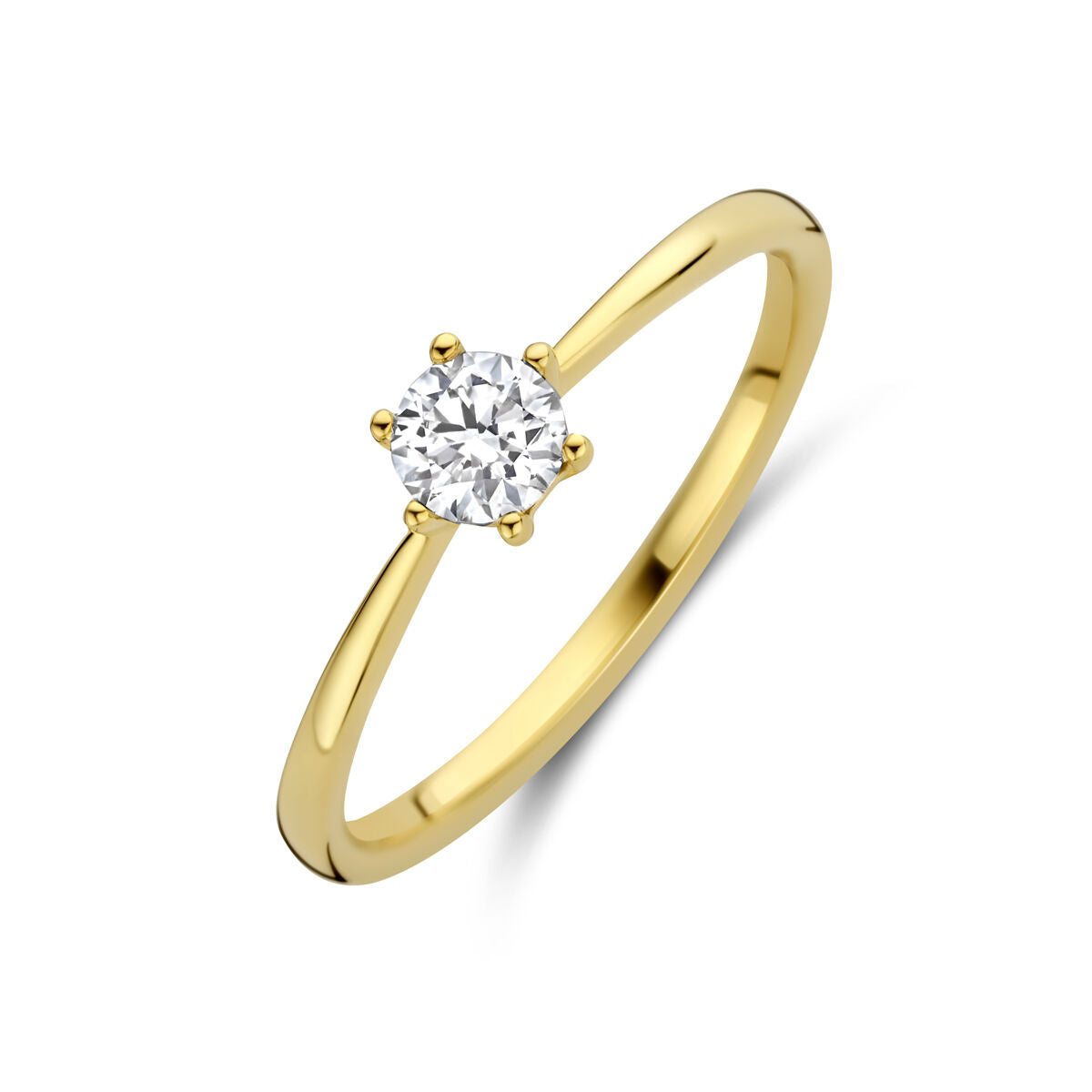 Fantasy Collection Ring lab grown diamant 0.25ct f vs 14K geelgoud