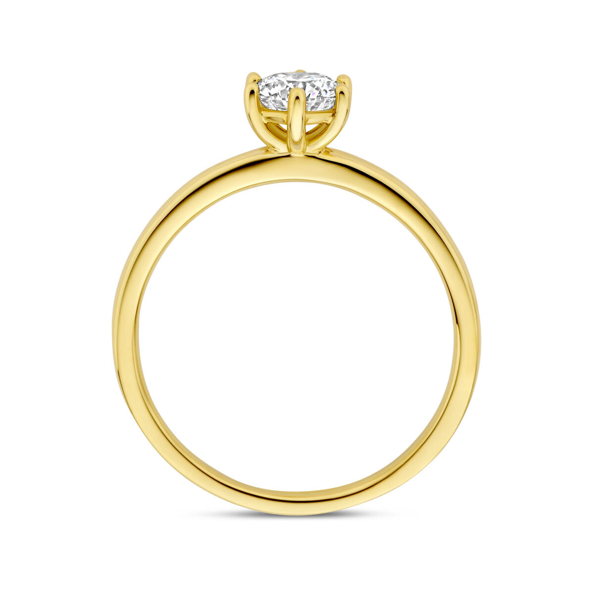Fantasy Collection Ring lab grown diamant 0.50ct f vs 14K geelgoud