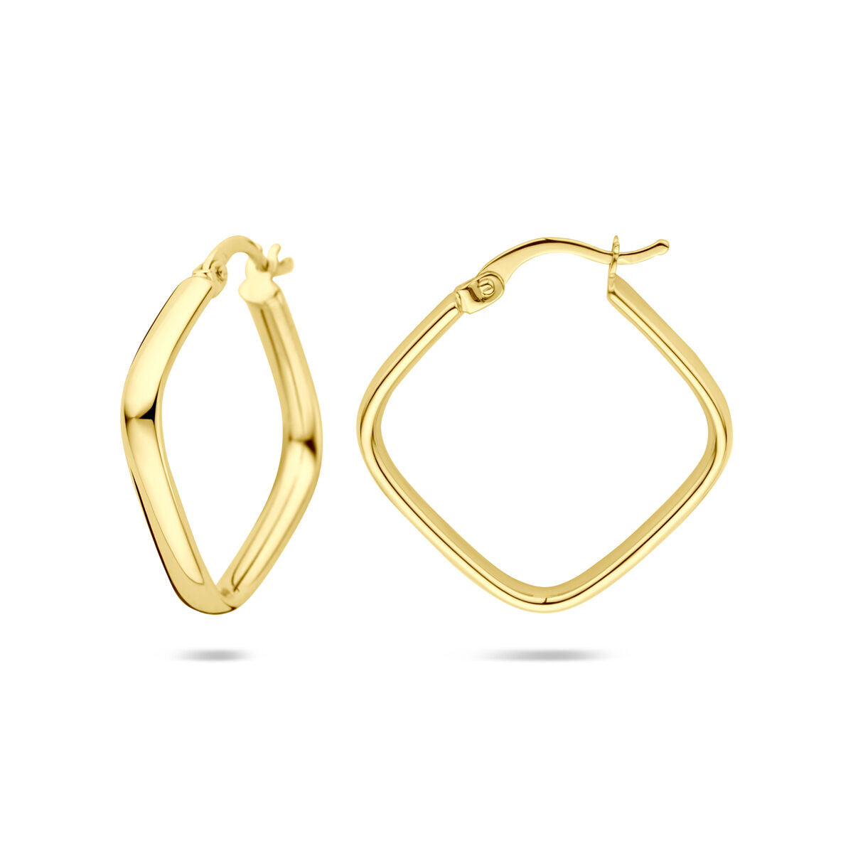 14K geelgouden oorringen 25 mm - 4033502