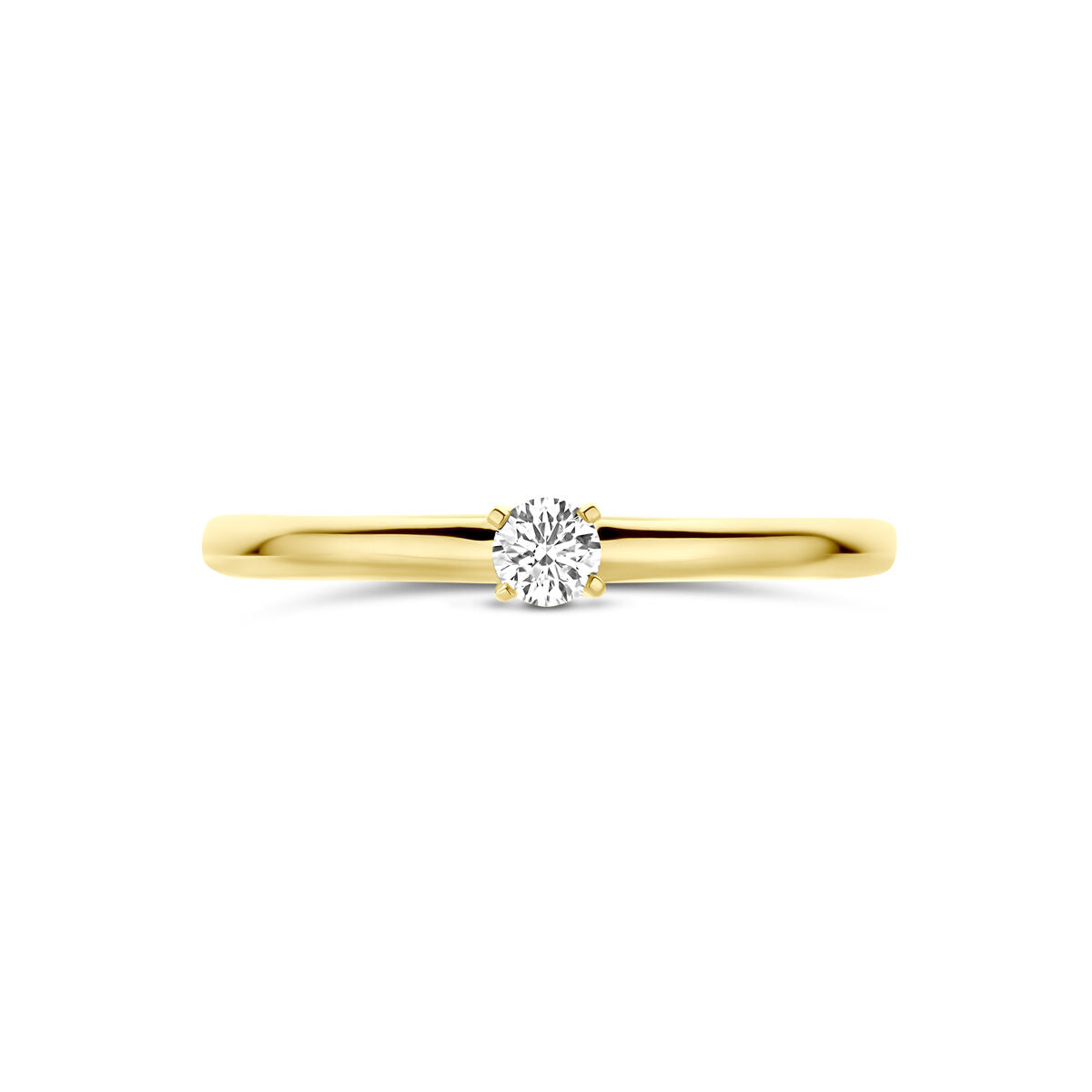 Fantasy Collection Ring lab grown diamant 0.10ct g vs 14K geelgoud