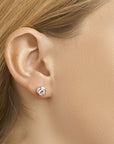 Zilveren oorknoppen zirkonia - PSN1000798