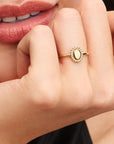 Pandora Graveerbare Ovale Halo Ring met Zirkonia - 163800C01 - PansiteNederland.nl