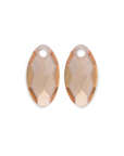 Sparkling Jewels Oorstenen | Leaf - Light Gold Citrine Quartz EAGEM65-FCLF-S - PansiteNederland.nl