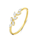 14K Geelgouden Ring Zirkonia 4034146