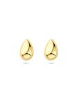 14K geelgouden oorknoppen druppel 8 mm - 4034090