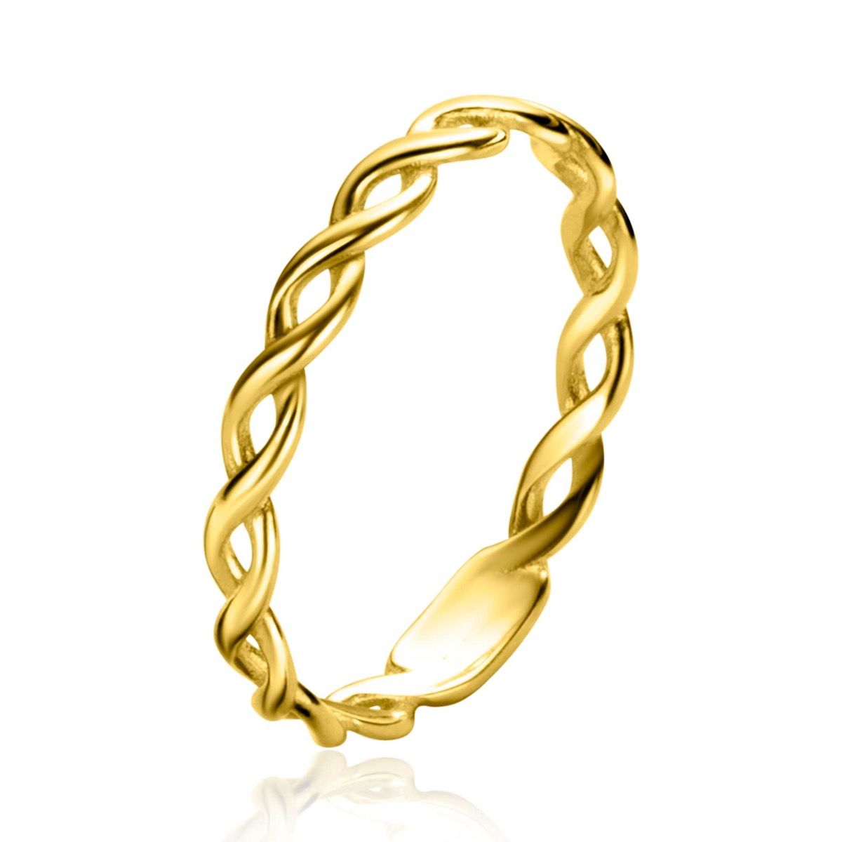 ZINZI Gold 14 krt gouden ring Infinity 2,5mm breed ZGR367 - PansiteNederland.nl