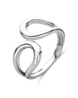 Zilveren Gerhodineerde Ring 1341033