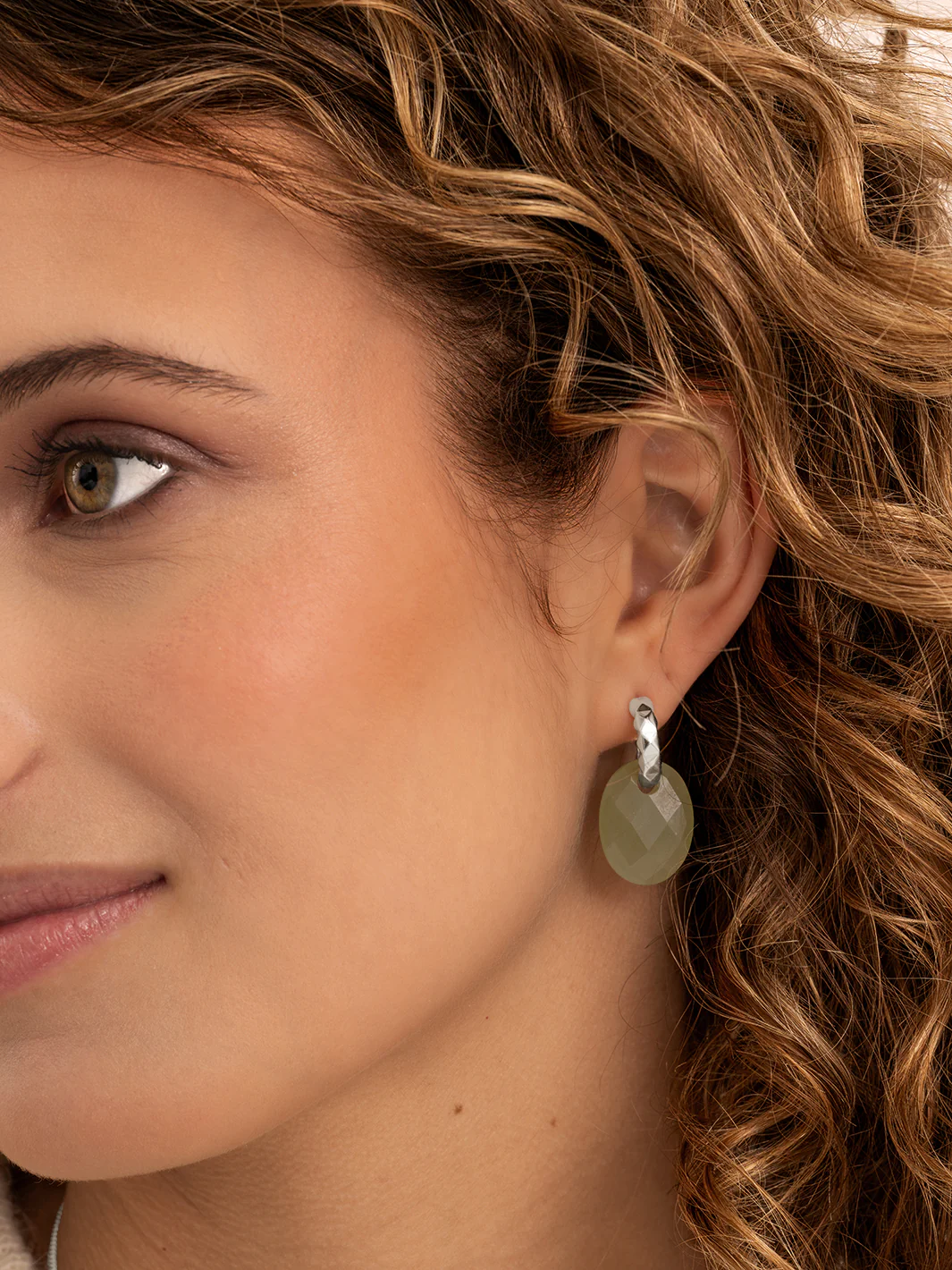Sparkling Jewels Oorstenen | Medium Oval - Lime Jade EAGEM64-MO - PansiteNederland.nl