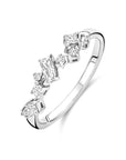 Zilveren Gerhodineerde Ring Zirkonia 1340844