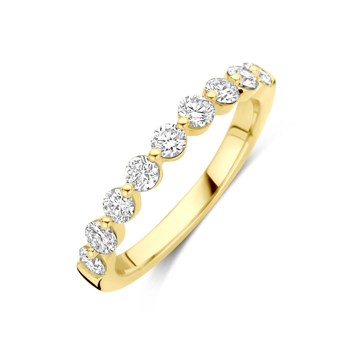 Fantasy Collection Ring lab grown diamant 0.75ct h si 14K geelgoud