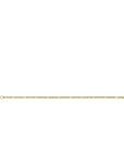 ZINZI gold plated gourmet armband met zonnestralenplaatjes 3mm ZIA2713G