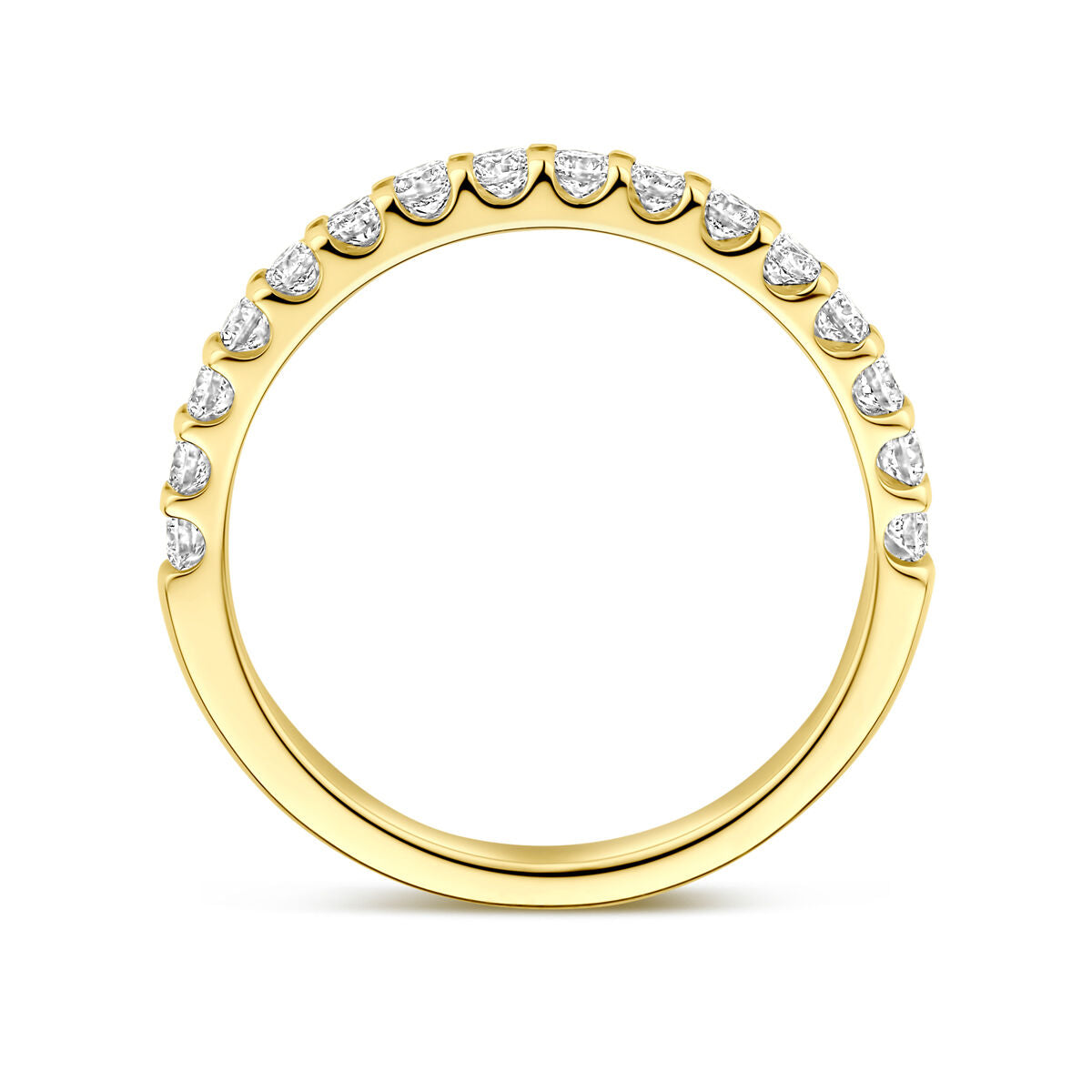 Fantasy Collection Ring lab grown diamant 0.51ct h si 14K geelgoud