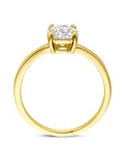 14K Geelgouden Ring Zirkonia 4034065