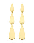 14K geelgouden oorhangers druppel 40 mm - 4033472