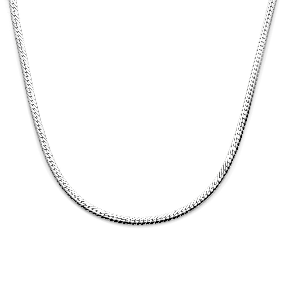 Fantasy Collection Collier gourmette 5 mm 40 + 4 cm zilver