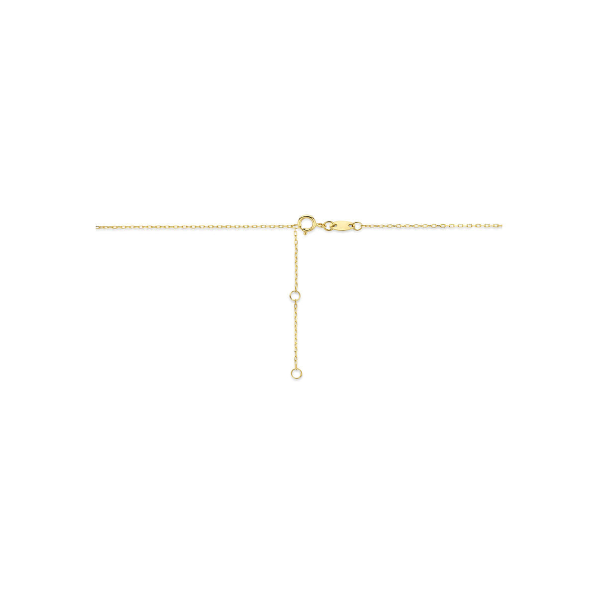 Fantasy Collection Collier synthetische stenen 41 - 43 - 45 cm 14K geelgoud