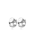 Zilveren gerhodineerde klapoorringen 10,5 mm - 1340882
