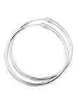 Zilver Gerhodineerd Oorringen 2,0 MM Ronde Buis 1304836 - PansiteNederland.nl