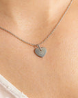 Zinzi zilveren hanger glad hart 12mm voor gravure ZIH2346-12 (zonder collier) - PansiteNederland.nl