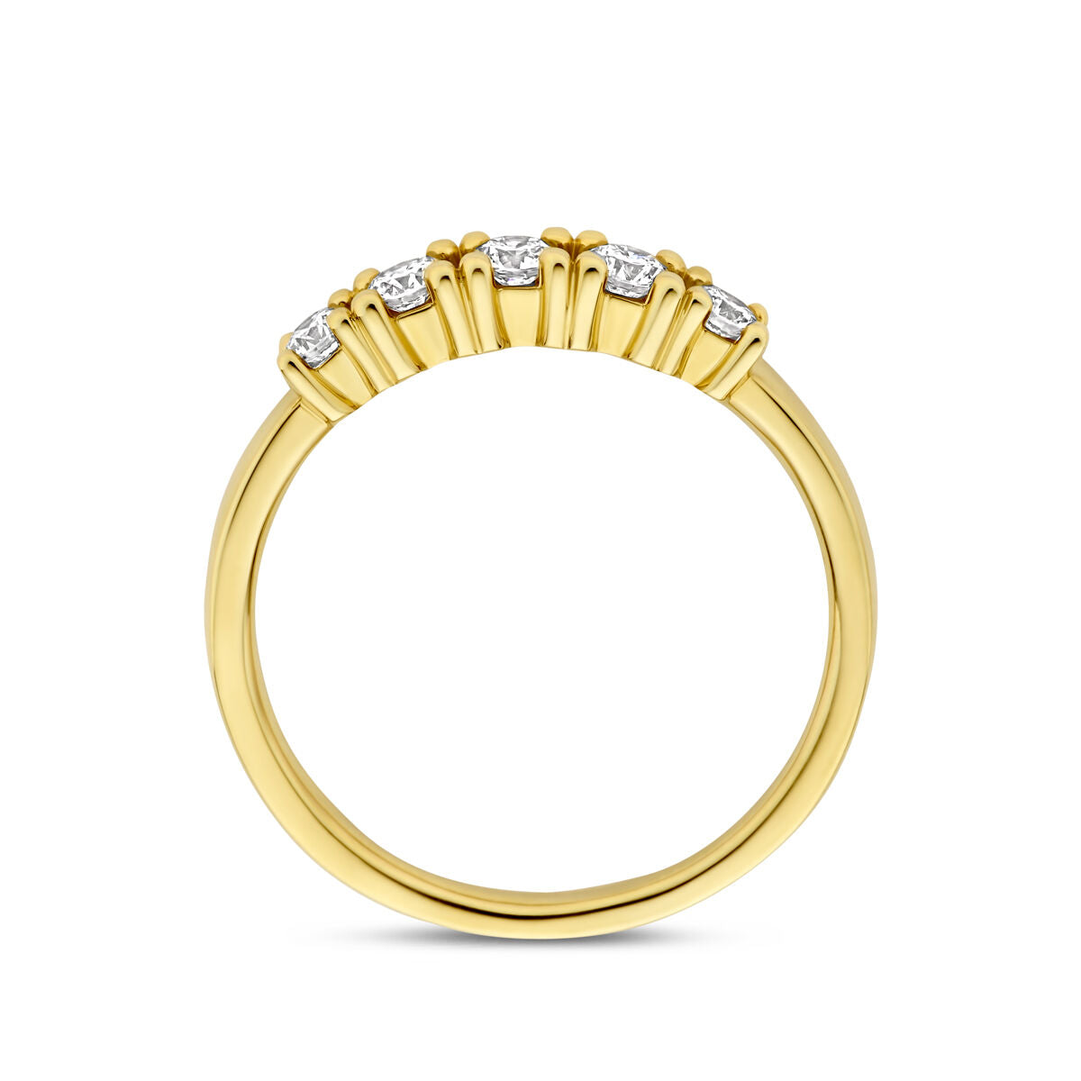 Fantasy Collection Ring lab grown diamant 0.32ct f vs 14K geelgoud