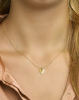 14K geelgoud graveerhanger hart 4022370 - PansiteNederland.nl