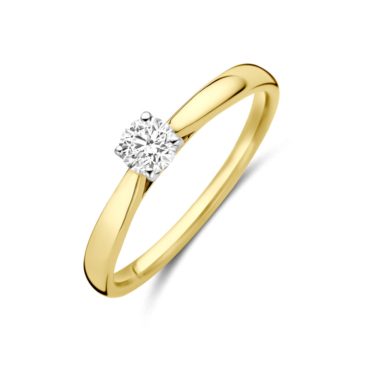 Fantasy Collection Ring lab grown diamant 0.25ct h si 14K bicolor goud