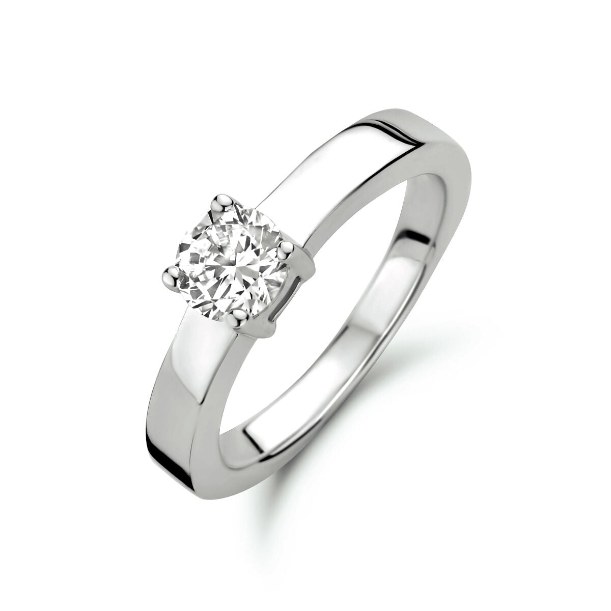 Fantasy Collection Ring zirkonia poli/mat zilver