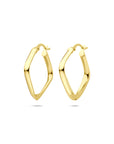 14K geelgouden oorringen 21 mm - 4033497