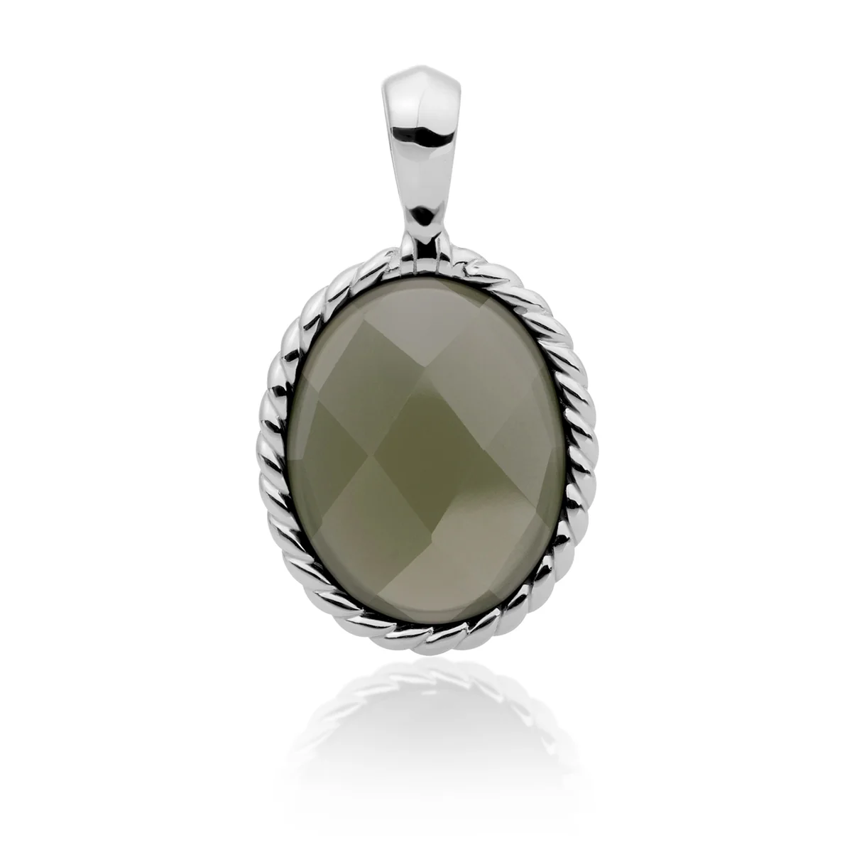 Sparkling Jewels Hanger | Silver - Lime Jade Twist SP21-G64 - PansiteNederland.nl