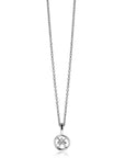 Zinzi zilveren Vis sterrenbeeldhanger bezet met witte zirkonia ZIH-VIS (zonder collier) - PansiteNederland.nl