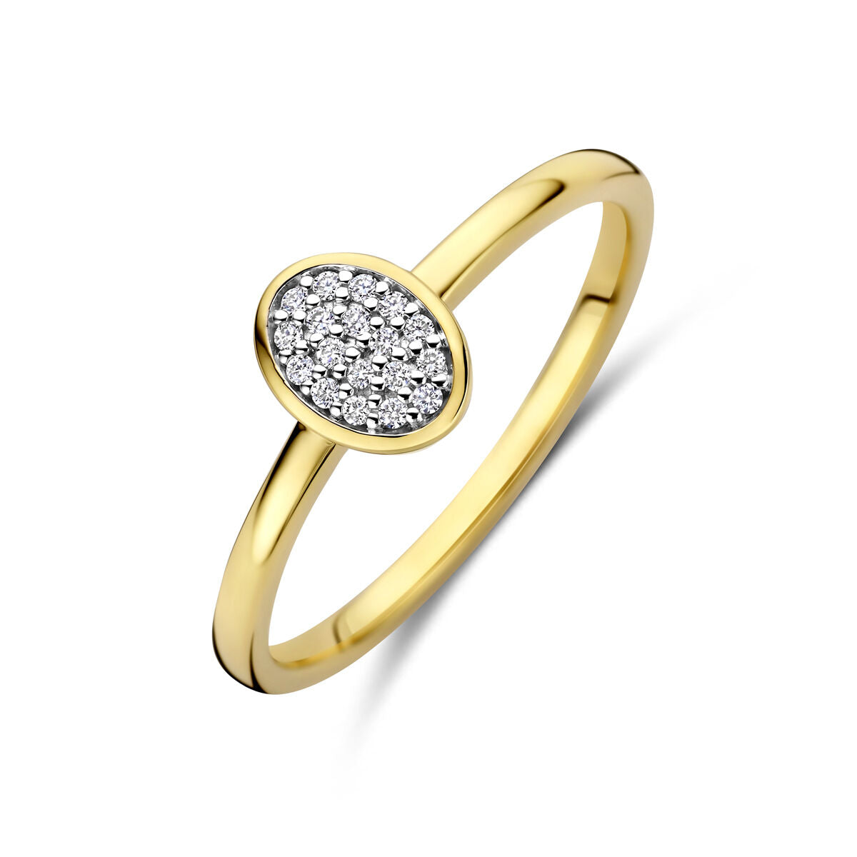 Fantasy Collection Ring diamant 0.06ct h si 14K geelgoud