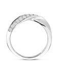 Zilveren Gerhodineerde Ring Zirkonia 1341053