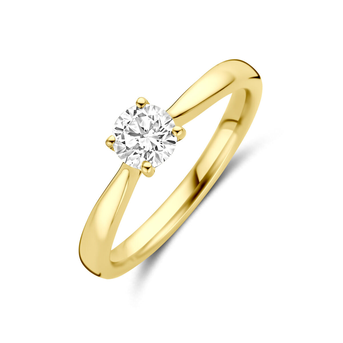 Fantasy Collection Ring lab grown diamant 0.50ct h si 14K geelgoud