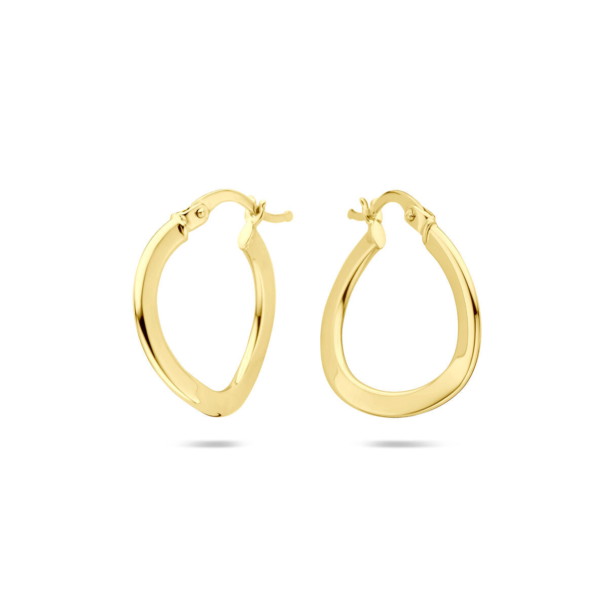 14K geelgouden oorringen 21 mm - 4033499