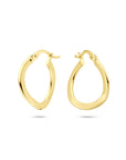 14K geelgouden oorringen 21 mm - 4033499