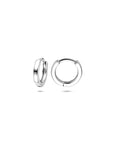 Zilveren gerhodineerde klapoorringen 10 mm - 1341176