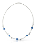 Clic Collier speelse kubusjes bicolor C257BI - PansiteNederland.nl