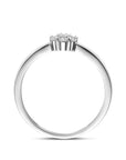 Zilveren Gerhodineerde Ring Zirkonia 1341252