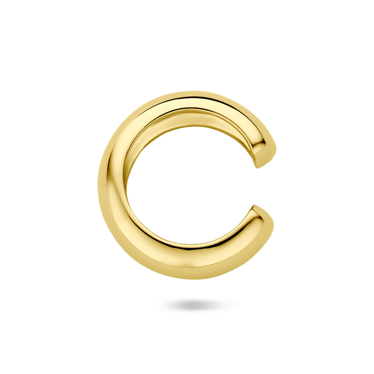 Zilveren vergulde geel earcuff 15,5 mm 1 micron - 2104048