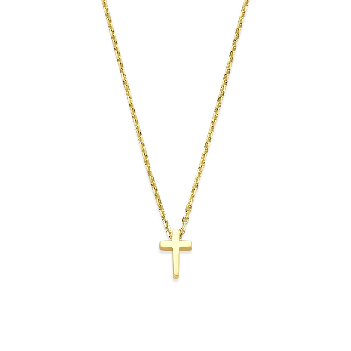 Fantasy Collection 9K collier kruis 41 - 43 - 45 cm 9K geelgoud