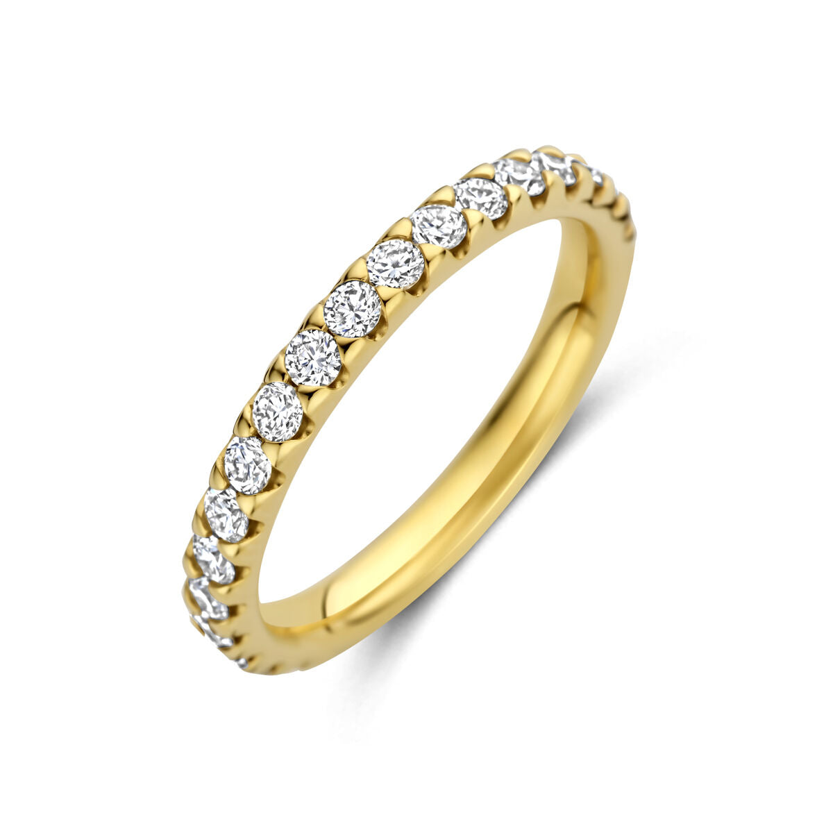 Fantasy Collection Ring lab grown diamant 1.00ct f vs 14K geelgoud