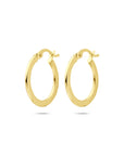 14K geelgouden oorringen 21 mm - 4033498