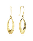 14K geelgouden oorhangers franse haak 40 mm - 4034297