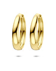Zilveren vergulde geel klapoorringen 40 mm 1 micron - 2104088
