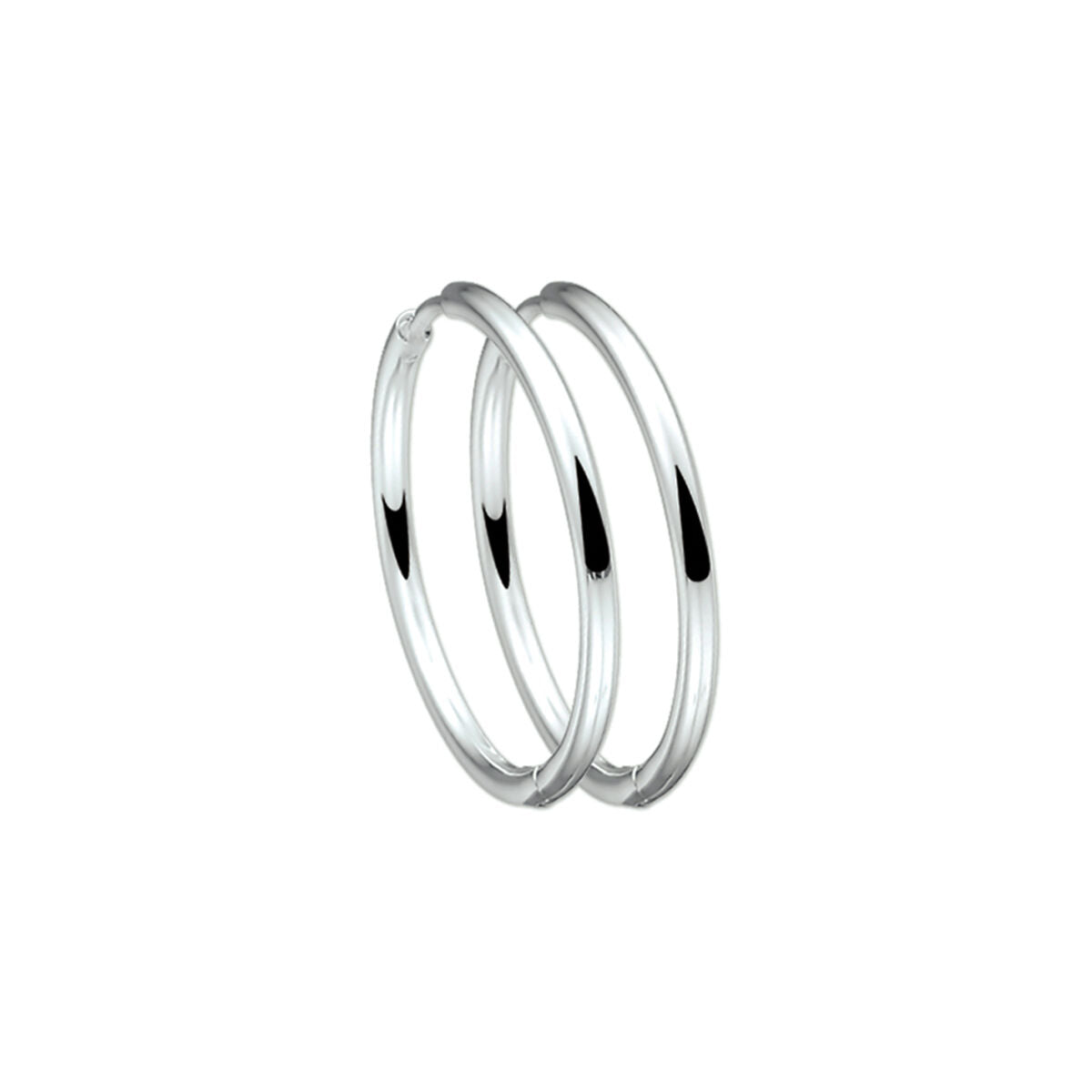 Zilver Klapoorringen2 MM Rond 1001561 - PansiteNederland.nl