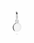 Zilveren gerhodineerde oorring per stuk 13 mm - 1341008