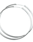Zilver Gerhodineerd Oorringen 2,0 MM Ronde Buis 1304836 - PansiteNederland.nl