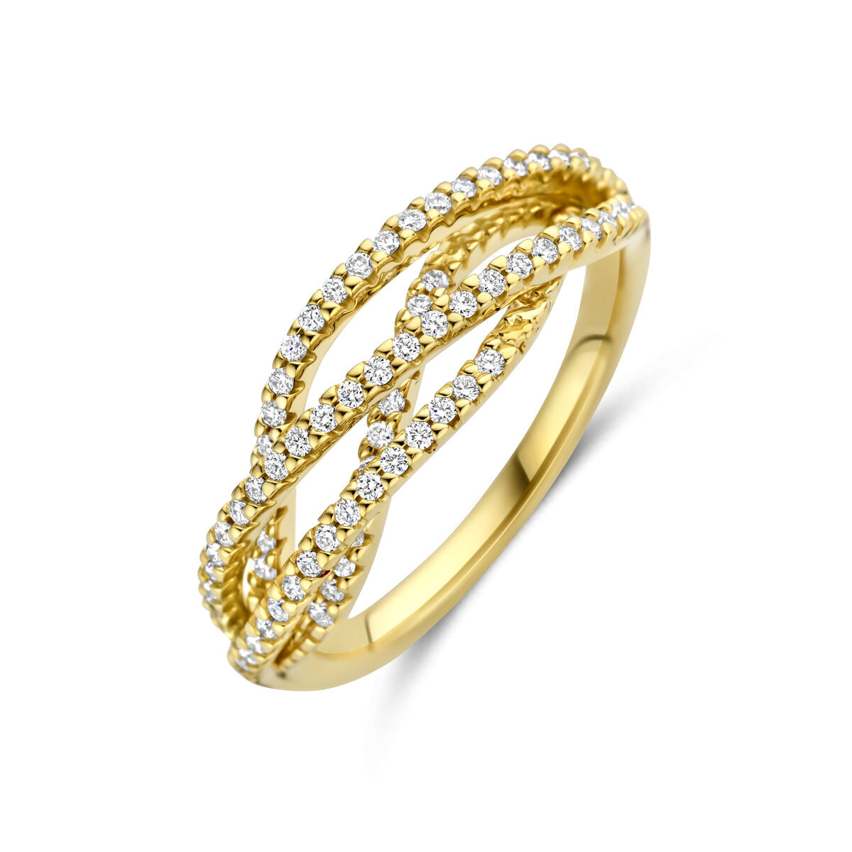 Fantasy Collection Ring diamant 0.34ct h si 14K geelgoud