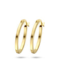 9K Geelgouden 9k oorringen 18,5 mm - 8000174